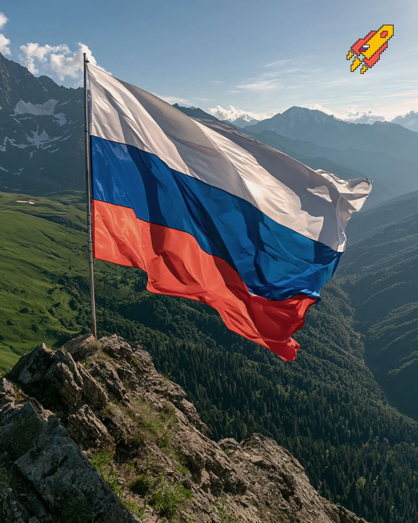 Под одним флагом мы встречаем рассветы и провожаем закаты, строим семьи, растим детей и...