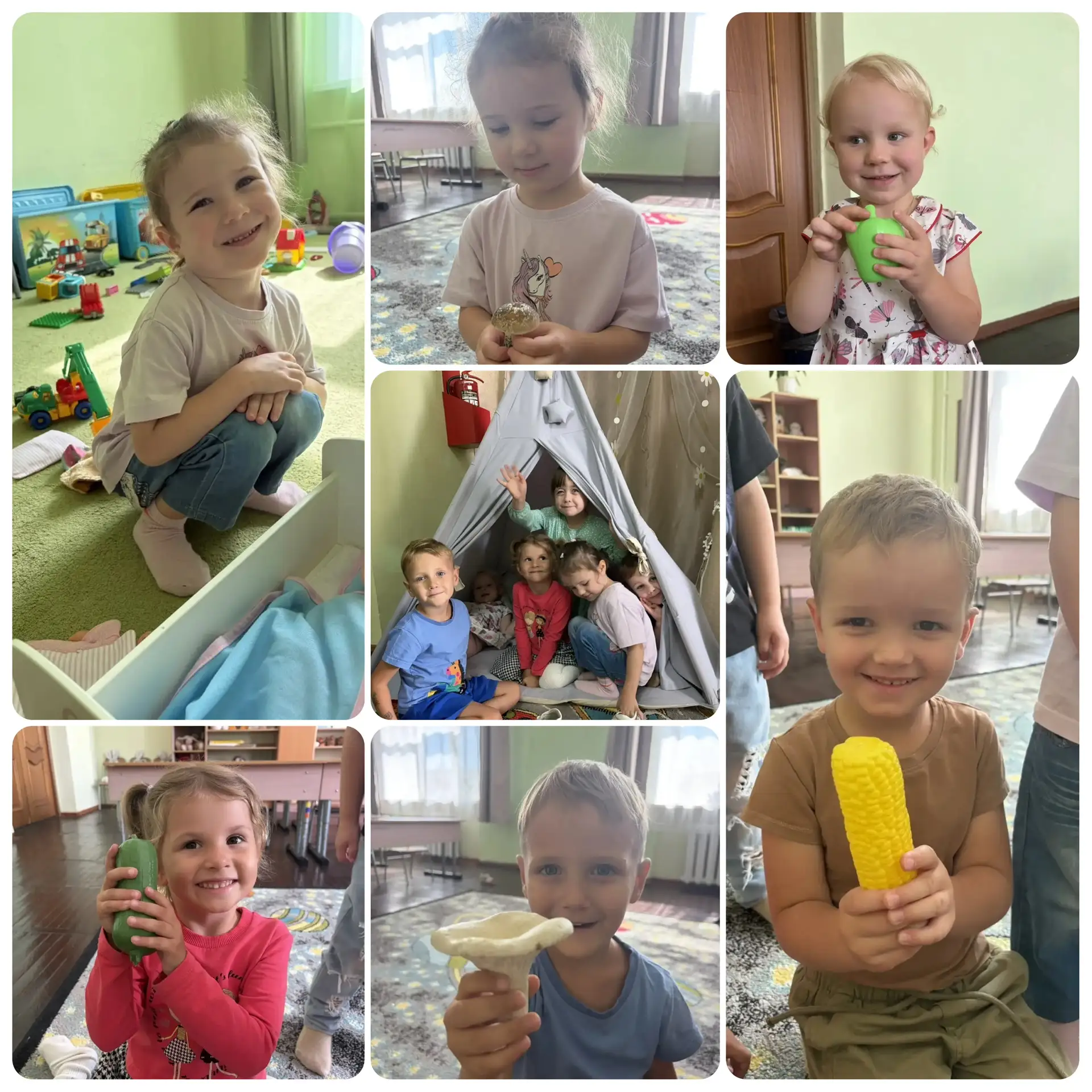 Наши малыши желают всем нам прекрасного настроения и легкой, вдохновляющей недели!