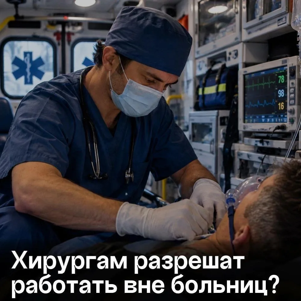 ⚕️Хирургов разрешат вызывать прямо на дом с 2027 года