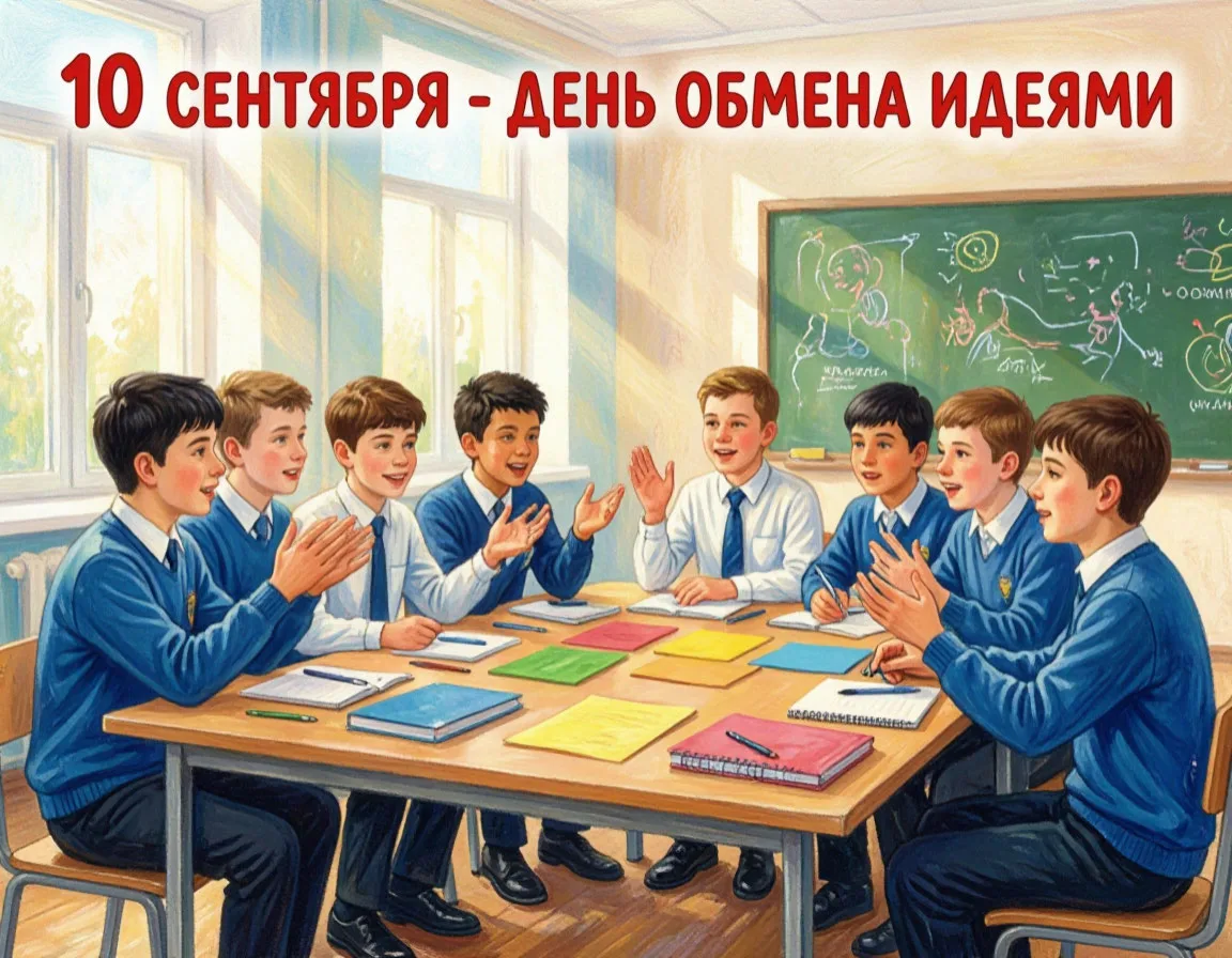 💡10 сентября - День обмена идеями!