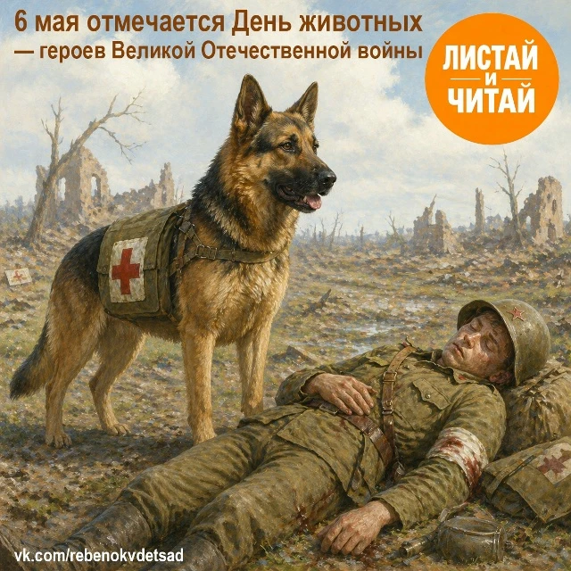 ⭐ Расскажите детям про животных- героев