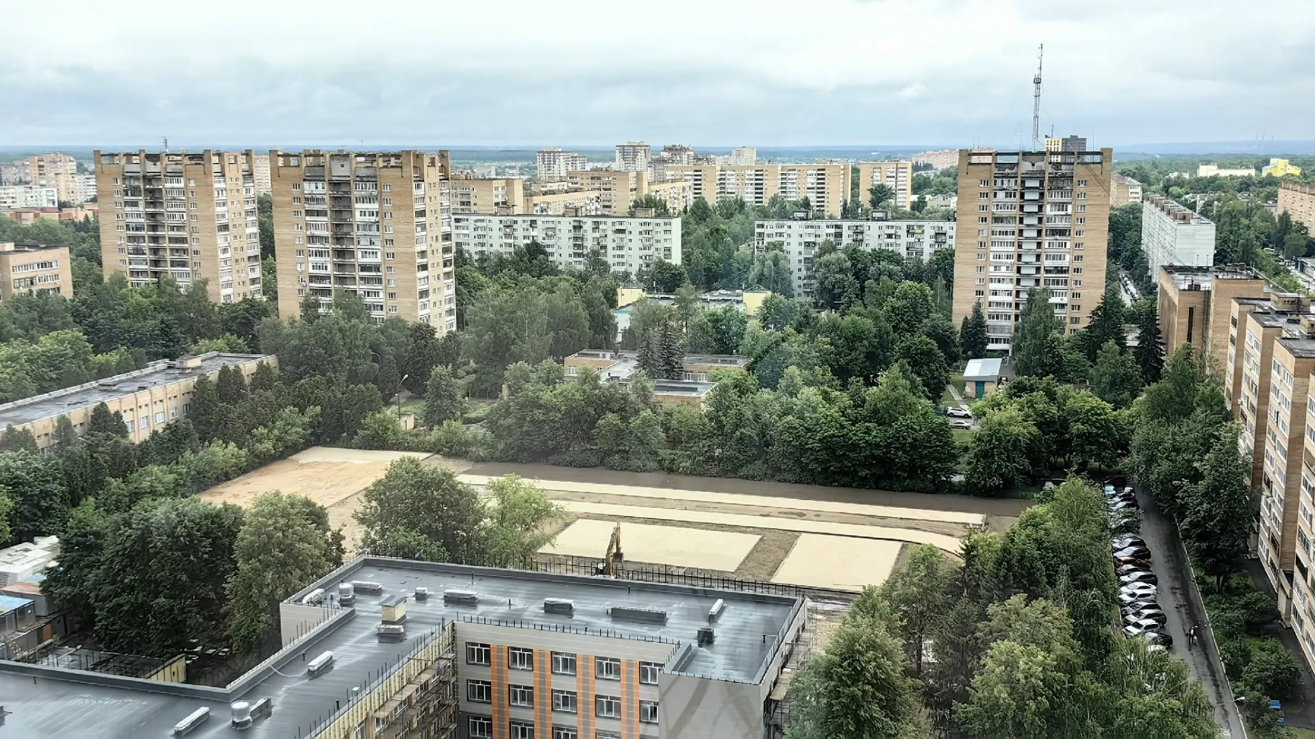💥 Строительство школьного стадиона у Лицея №1 Ступино. 🇷🇺 Вроде норм получается) ✨
