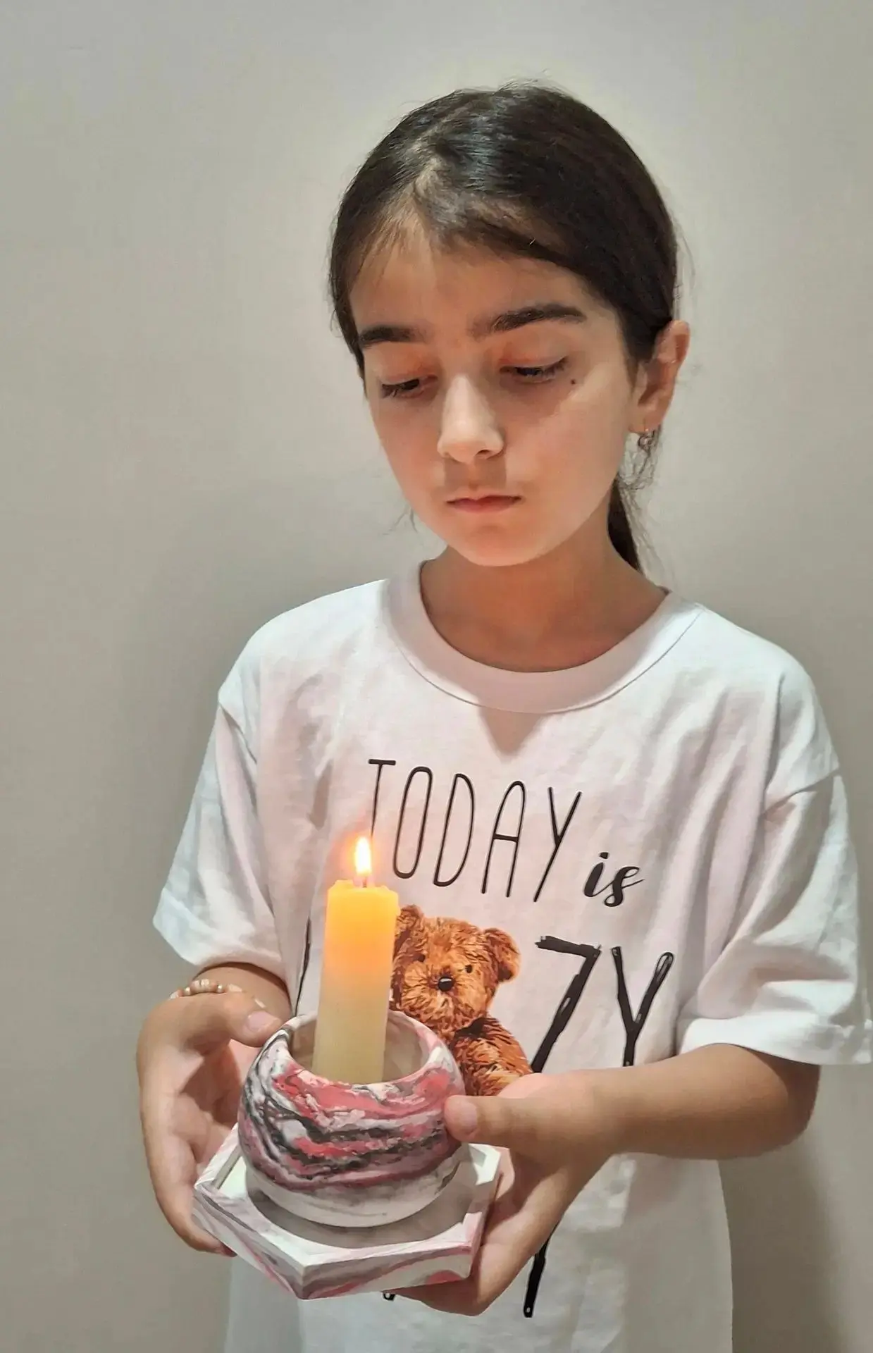 🕯Сегодня, в канун Дня памяти и скорби, Кертбиева Камилла, учащаяся 5 Б класса, присоединяется к Все