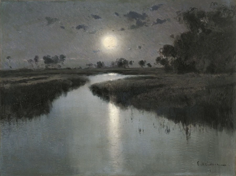 "Ночной пейзаж" (Paisaje nocturno), ок. 1890 г.

Элисеу Мейфрен-и-Ройг (Eliseo Meifrén y Roig, 1859-