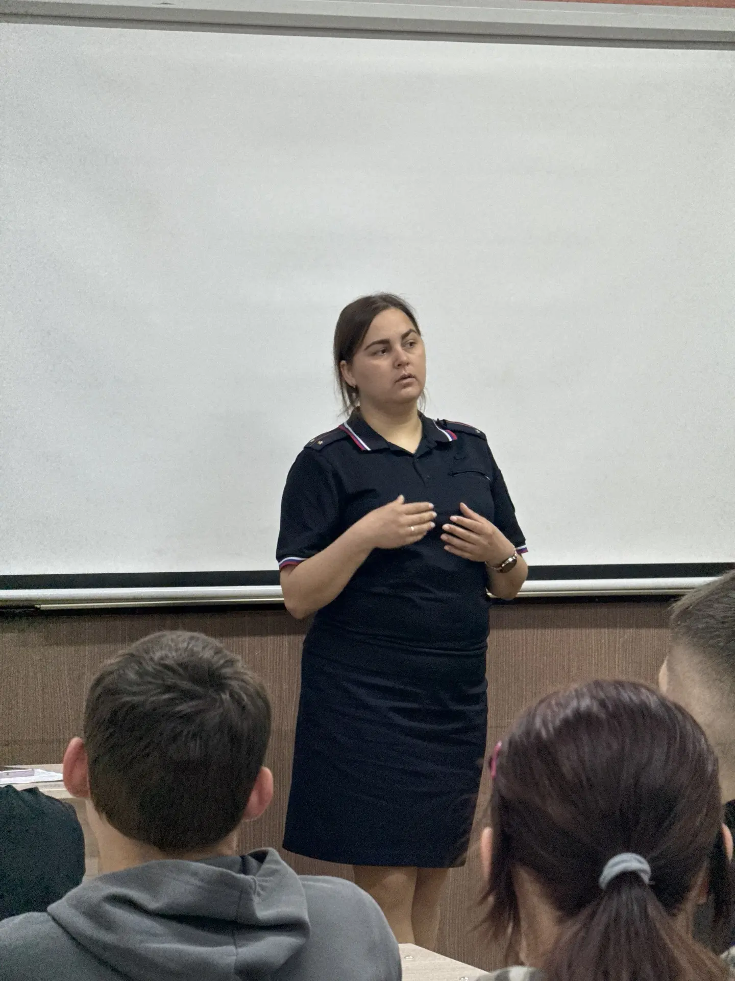 👮🏻‍♀️Профилактическая беседа с сотрудниками полиции для студентов первого курса