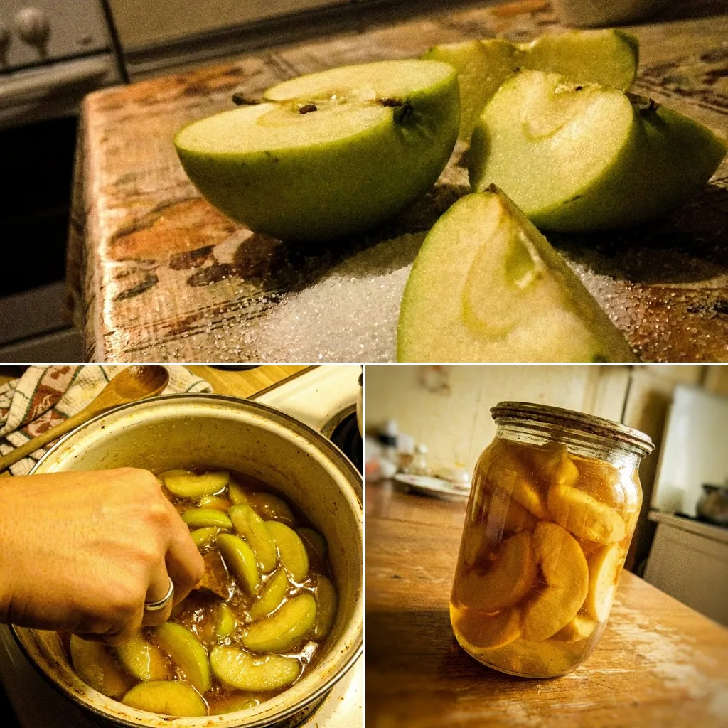 🥒 ВАРЕНЬЕ ИЗ ЯБЛОК ДОЛЬКАМИ

Прозрачные янтарные дольки яблок в густом сиропе. Подходит к чаю, в пи