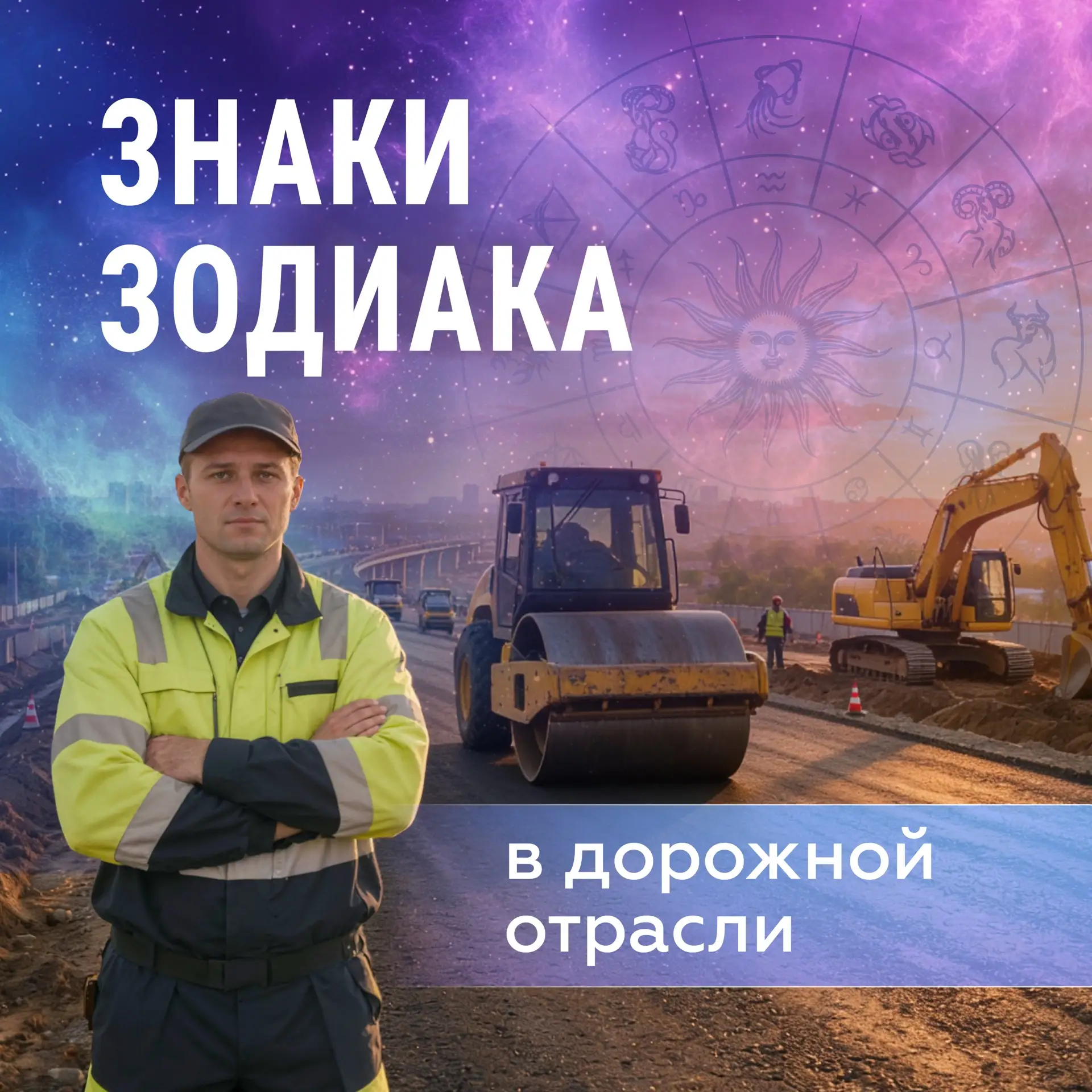 Если бы знаки зодиака были дорожниками…

Мы уверены, что Дева проверит всю конструкцию дороги — шири