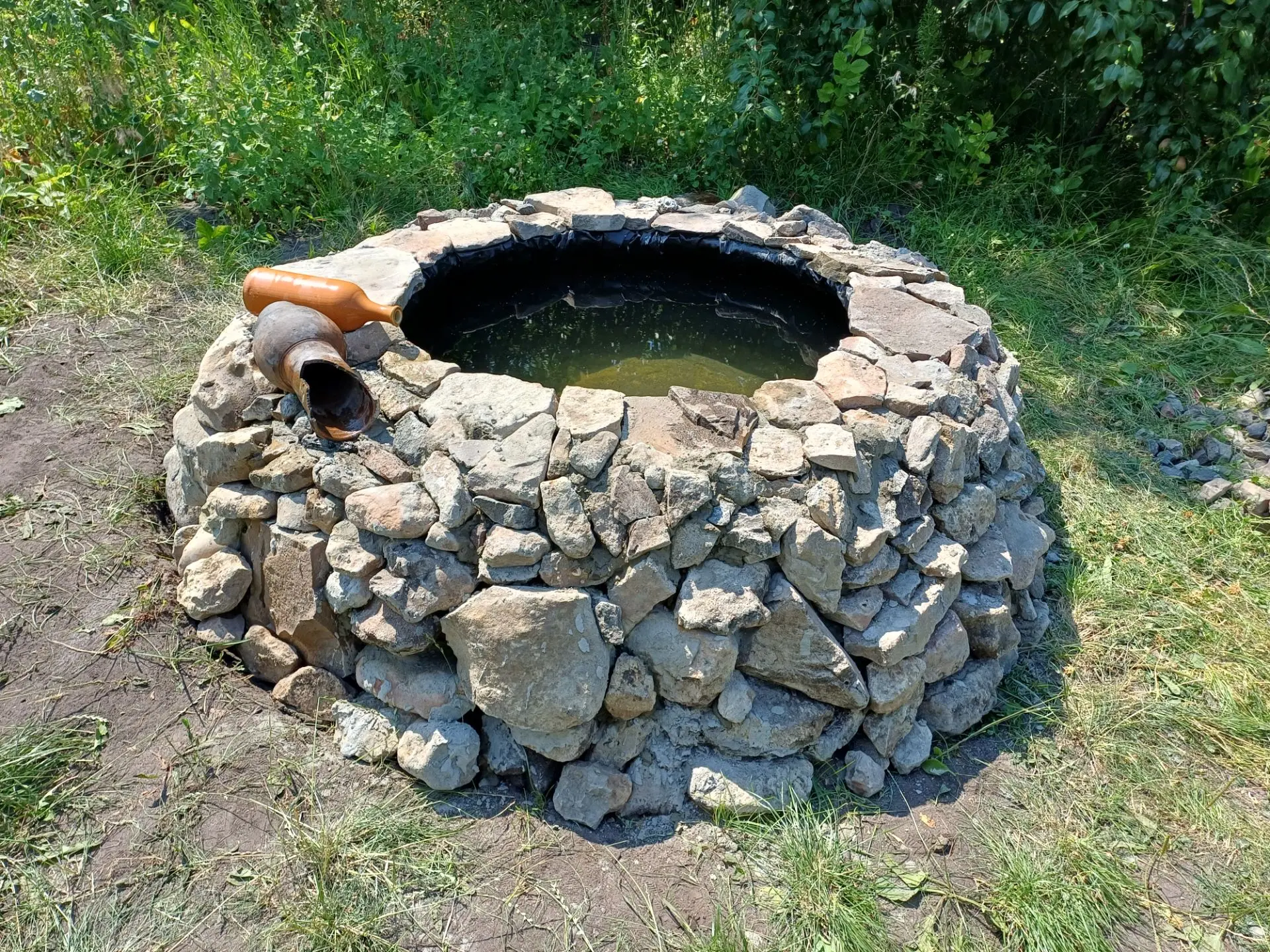 Помните кучу камней, которую мы собирали долго и упорно? 🫣 Вот для чего, она нам была ...