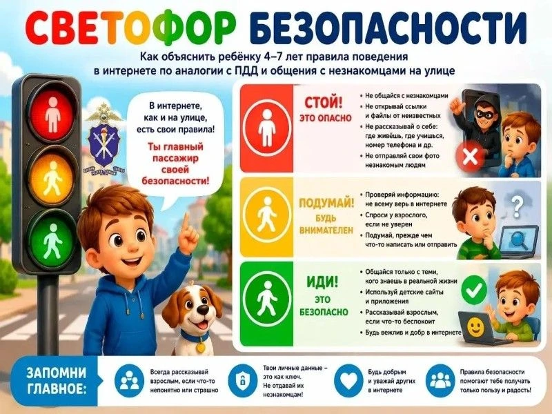 «Светофор цифровой безопасности» для детей