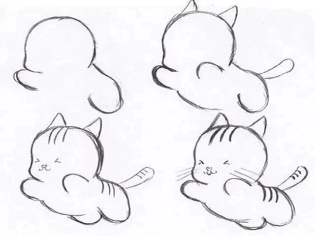 Рисуем котика