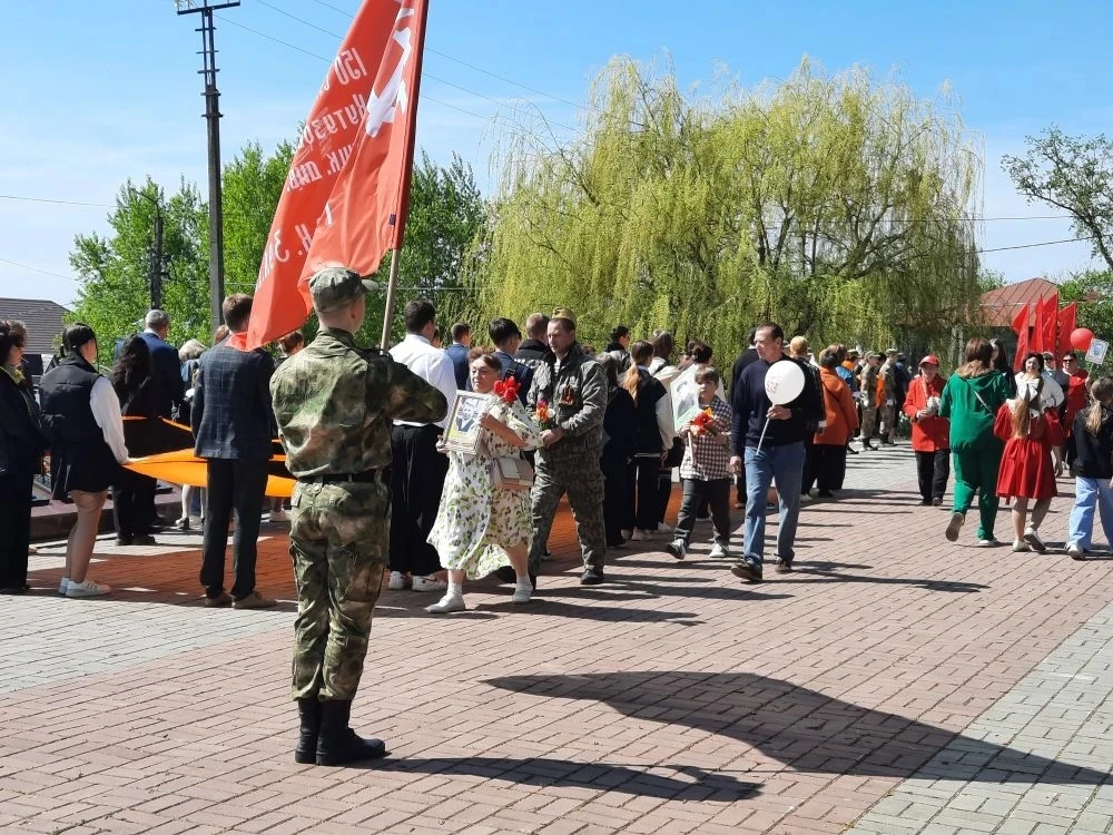 Митинг в честь 81‑й годовщины Победы в Великой Отечественной войне