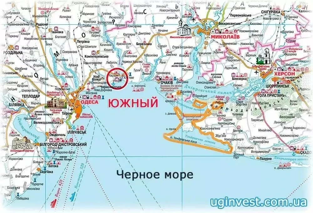 ВС РФ поразили в портах Черноморск и Южный склады и резервуары с ГСМ