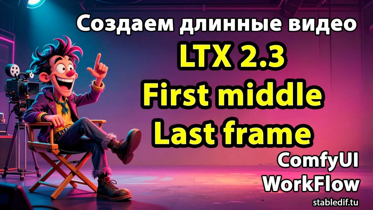 🎬😱 Генерация видео на LTX 2.3 по первому и последнему кадру