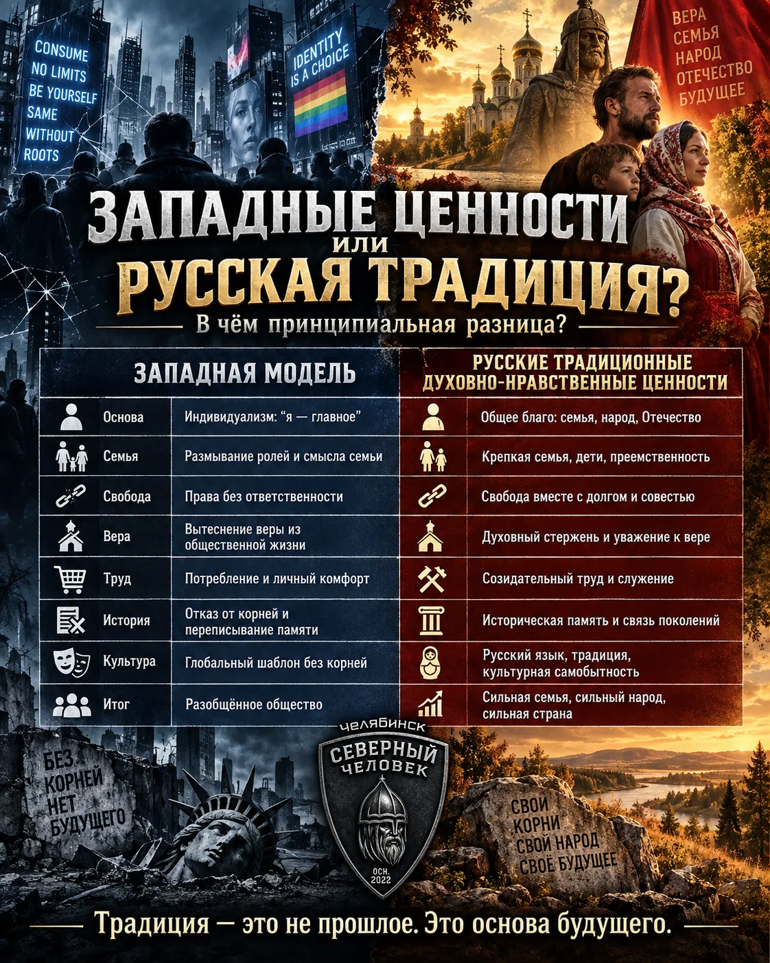 Нам предлагают жить без корней