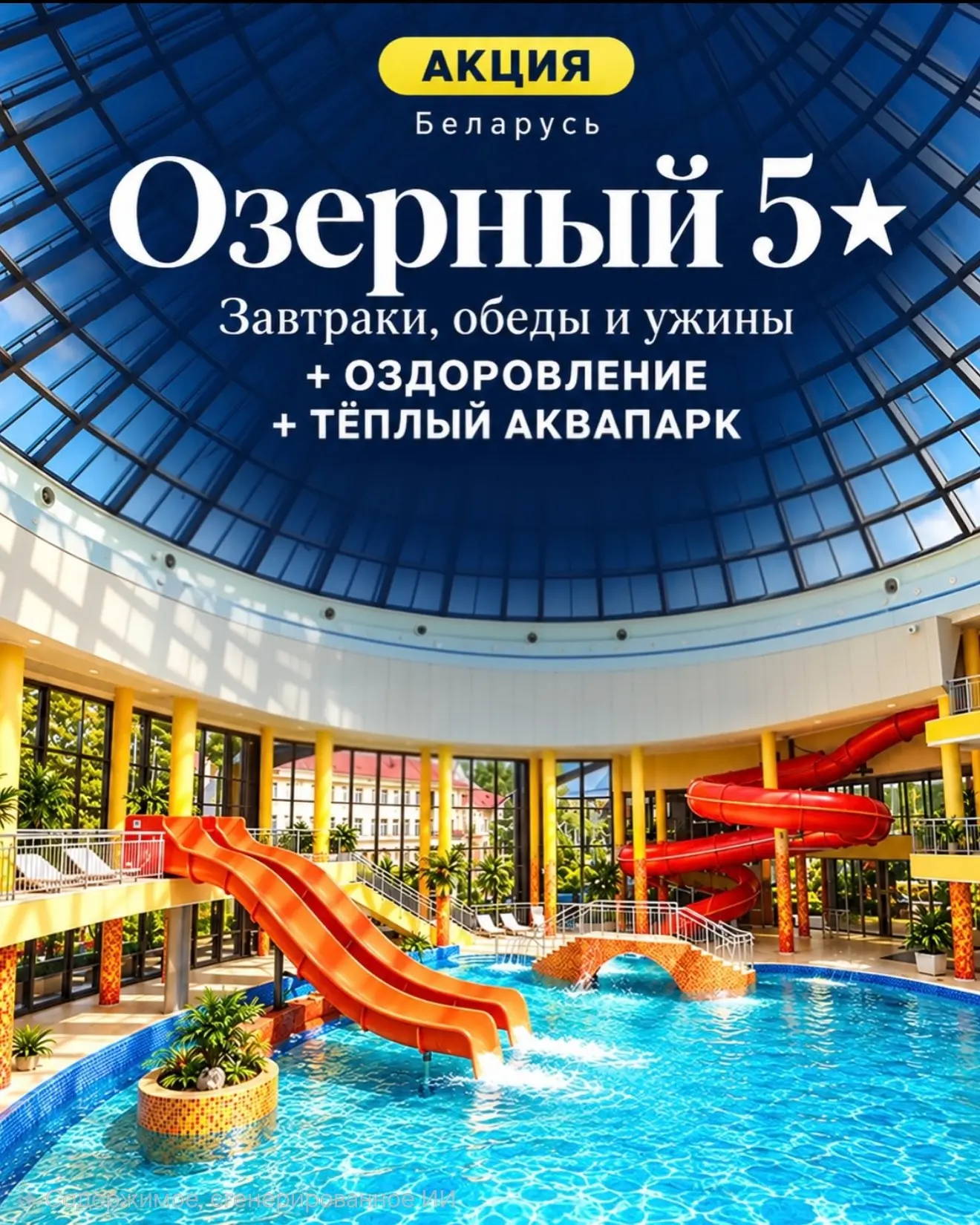 🔥АКЦИЯ🔥 🇧🇾 БЕЛАРУСЬ! САНАТОРИЙ «ОЗЕРНЫЙ» 5⭐️ ПО СПЕЦИАЛЬНОЙ ЦЕНЕ!