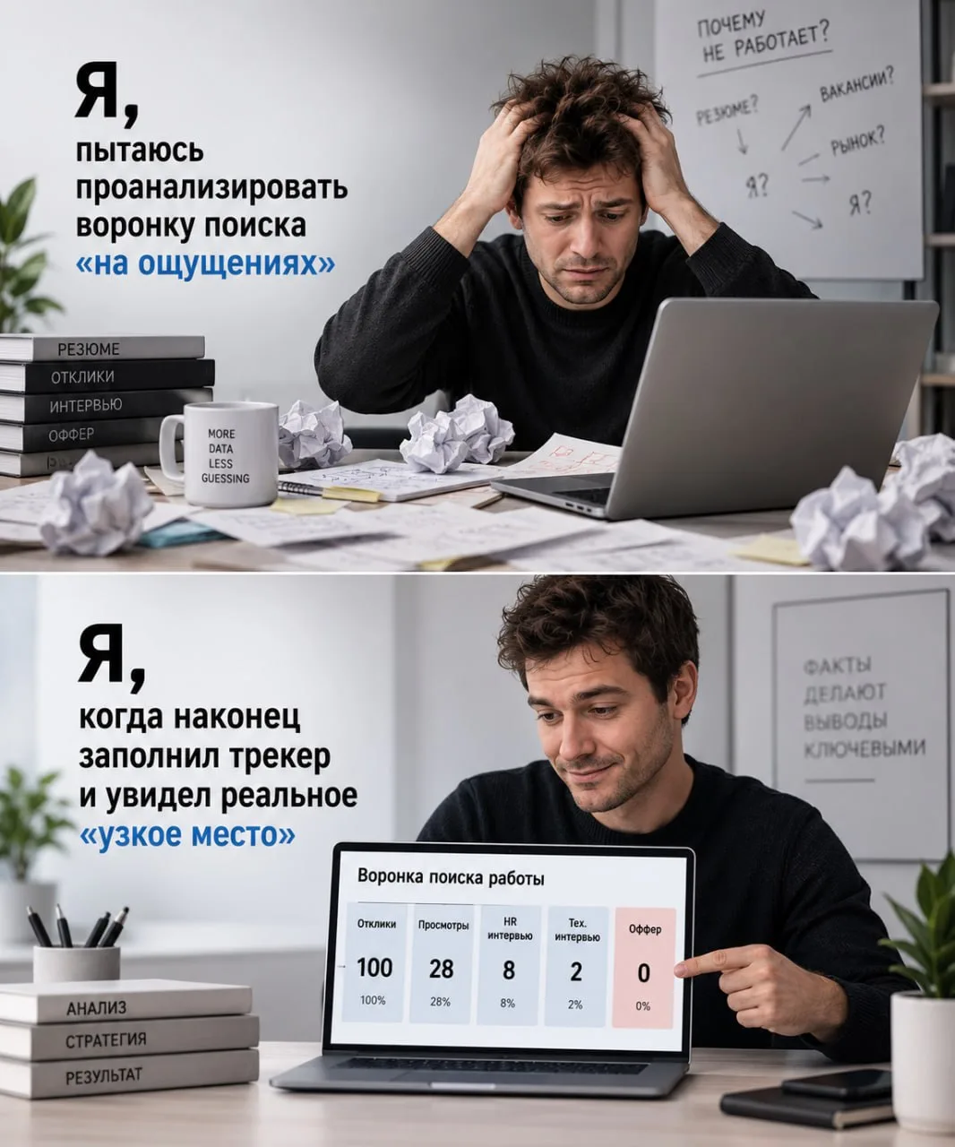 Когда 100 откликов не сработали, идея отправить ещё 100 почему-то кажется вполне логичн...