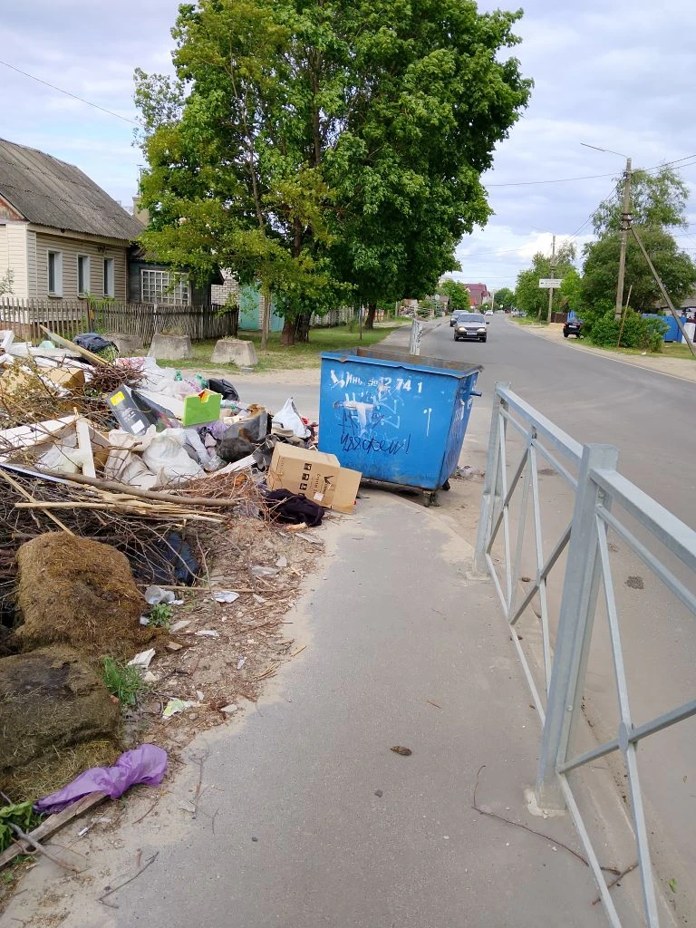 Пишут: Доброго времени суток!  Хотелось бы выложить информацию о мусорном баке и свалке мусора на ул