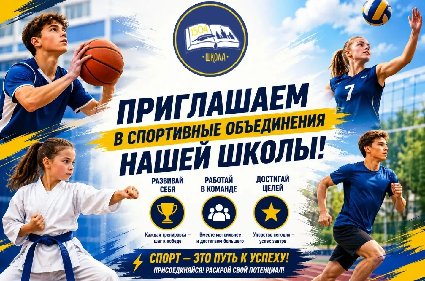 Приглашаем в спортивные объединения нашей школы