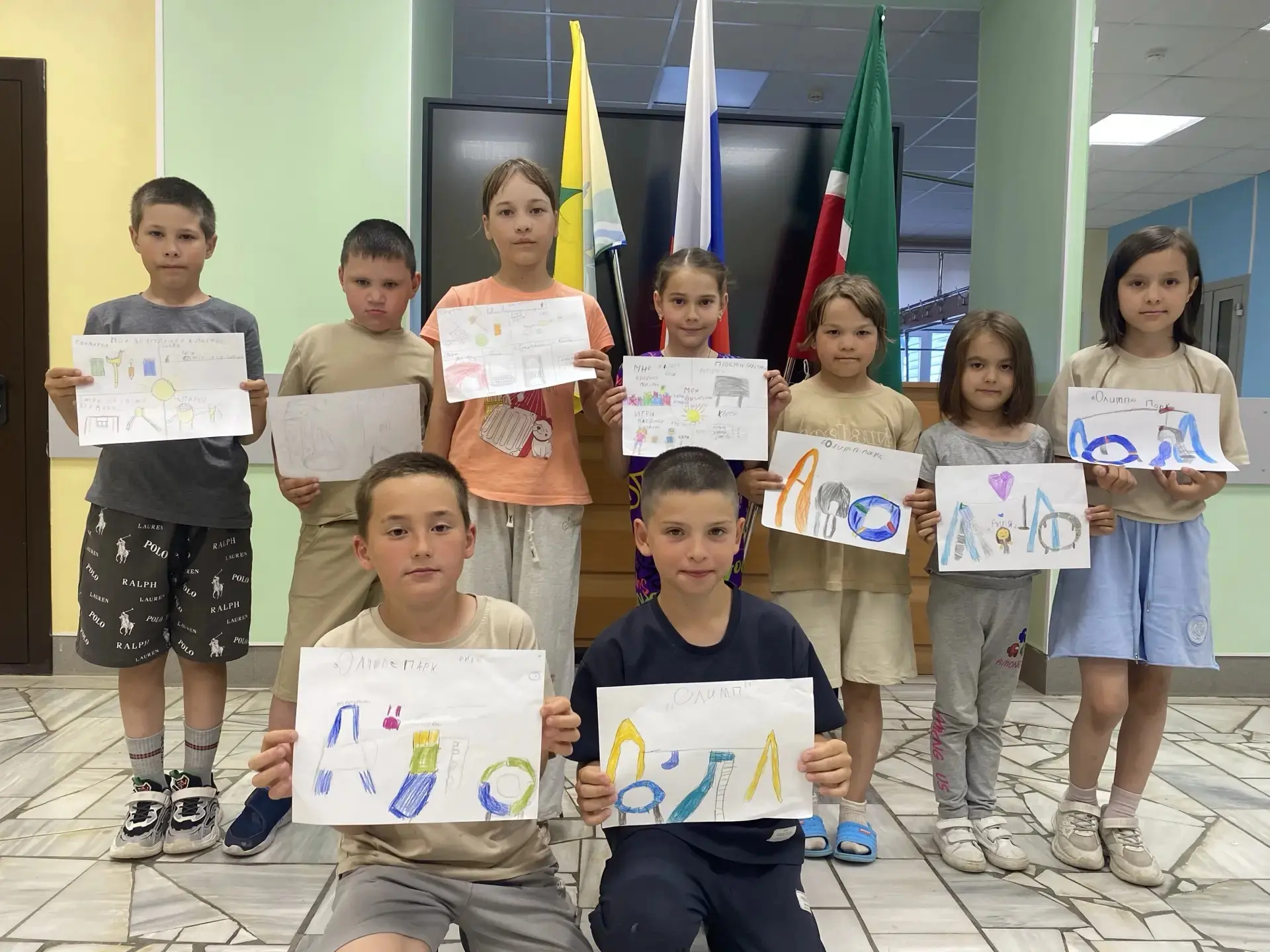 Конкурс рисунков на тему "Мои впечатления от лагеря".
Советники директоров по воспитанию Республики 