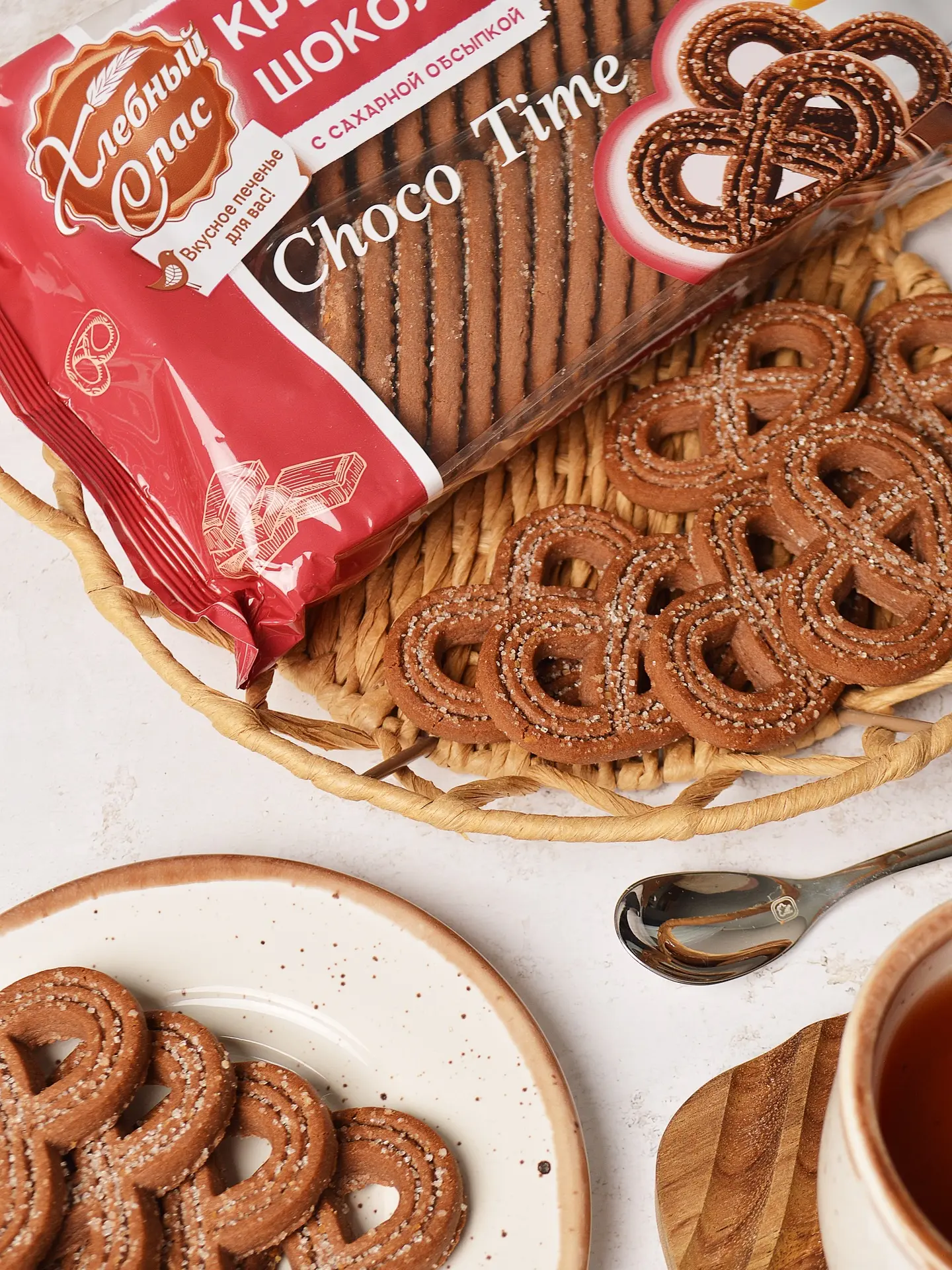 🥨 Шоколадные крендельки с сахарной обсыпкой — рассыпчатое печенье оригинальной формы, повторяющей о