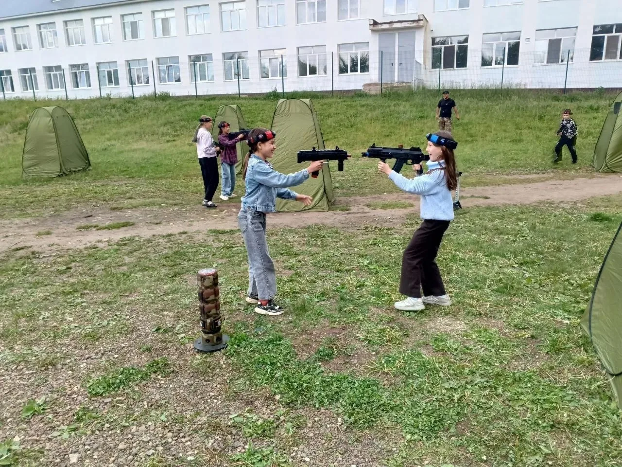 Пришкольный лагерь СОШ 9 превратился в настоящую арену благодаря мероприятию в рамках Нацпроекта «Мо