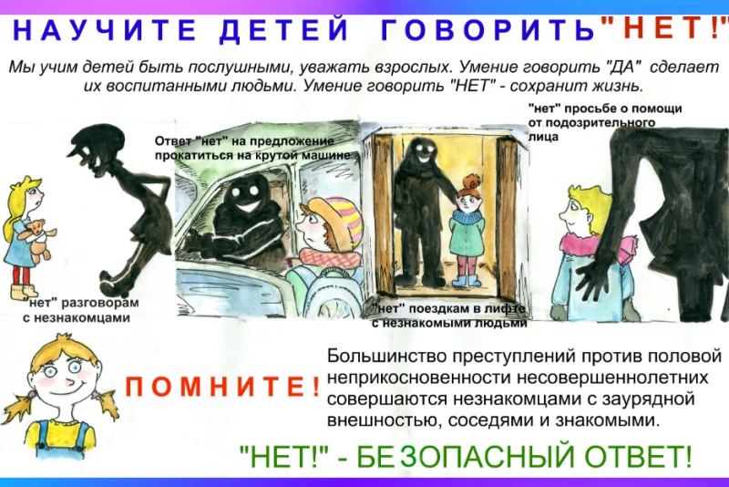 ПРАВИЛА БЕЗОПАСНОСТИ ДЛЯ ДЕТЕЙ! Запомните сами и научите детей!                        ...