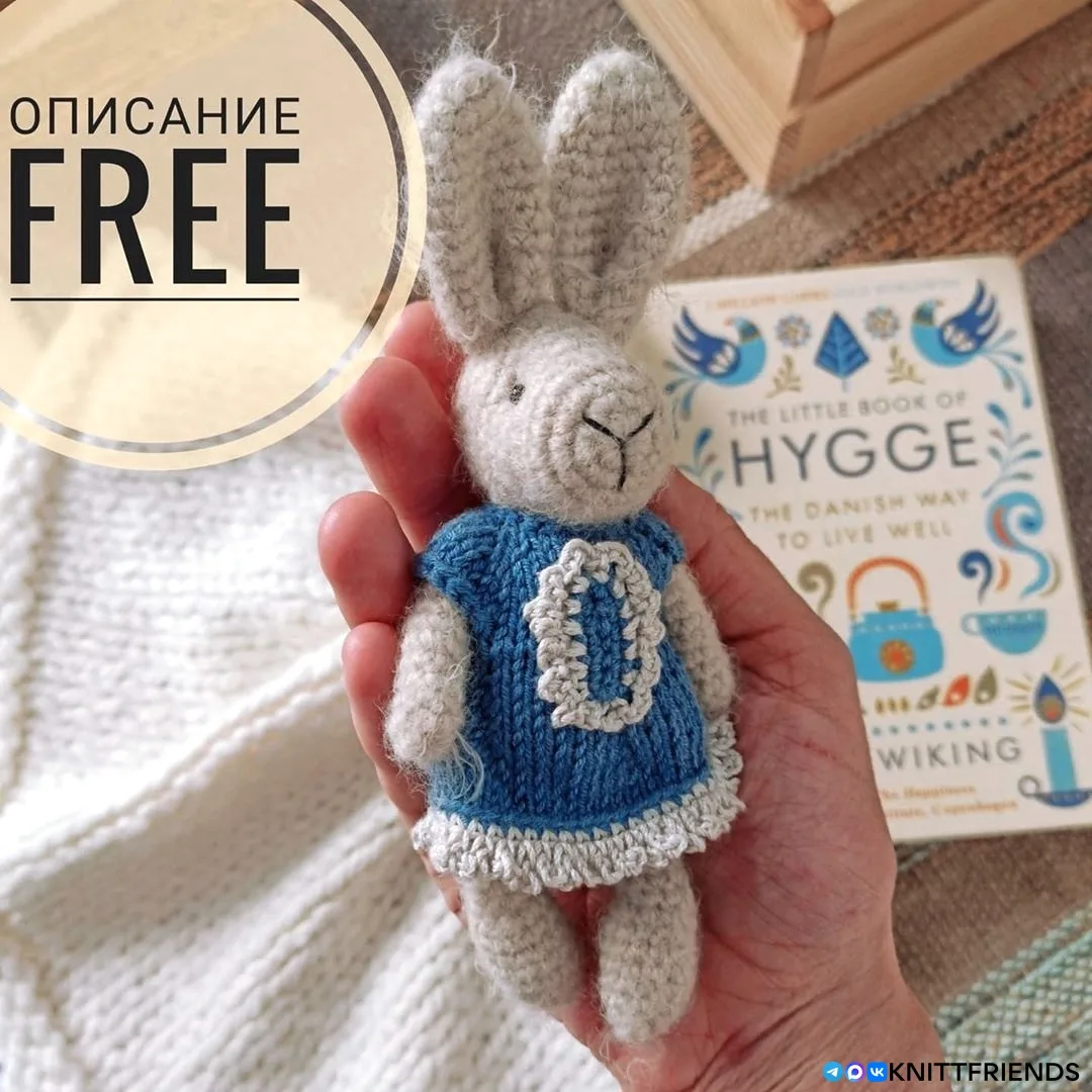 Зaйкa в стилe "хюггe"
Автор: angеlsofi_crochеt