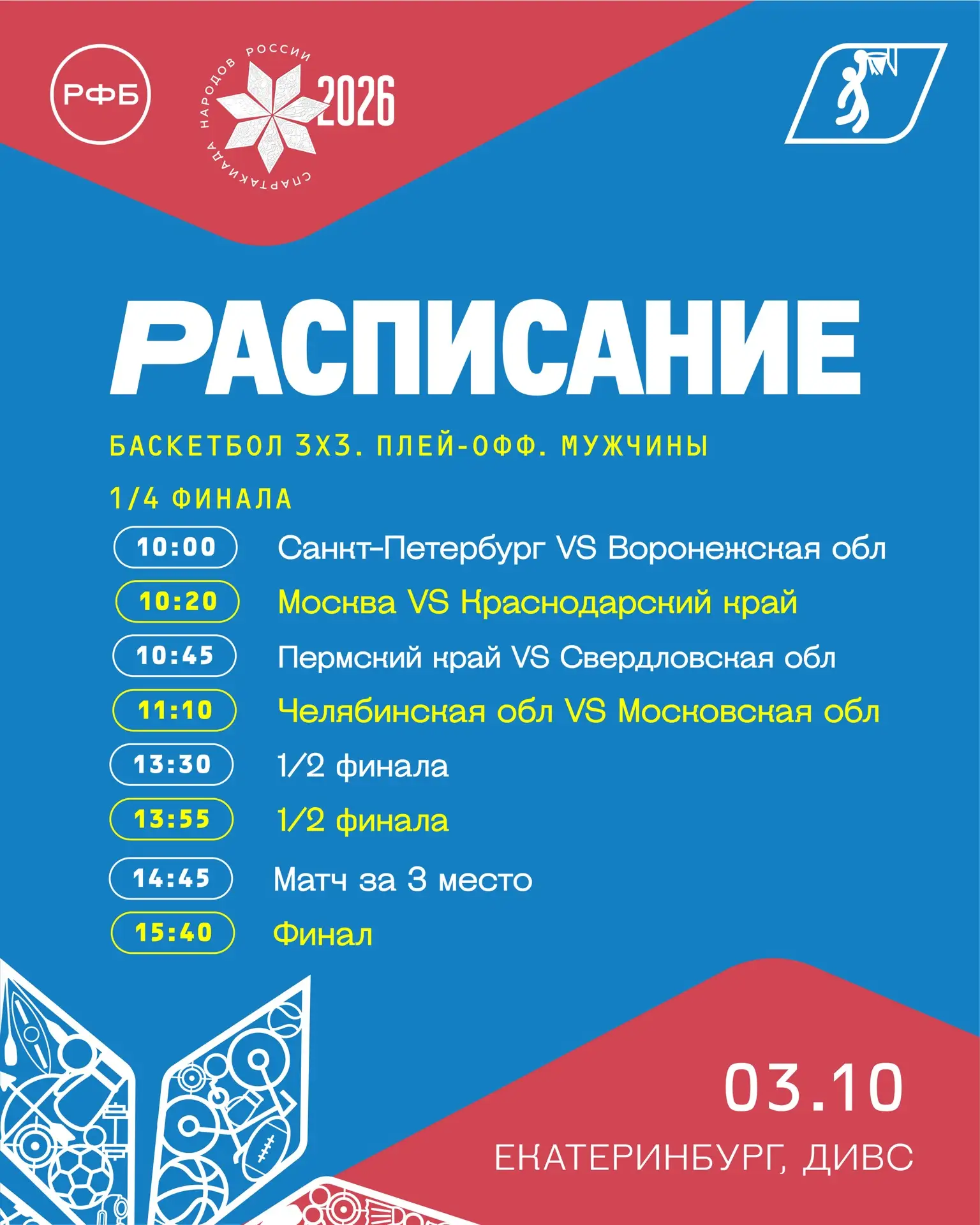 Спартакиада народов России | Баскетбол 3х3
