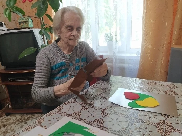 🖼️Социальный работник социально-бытового обслуживания на дому №1 Светлана Первушкина провела со сво