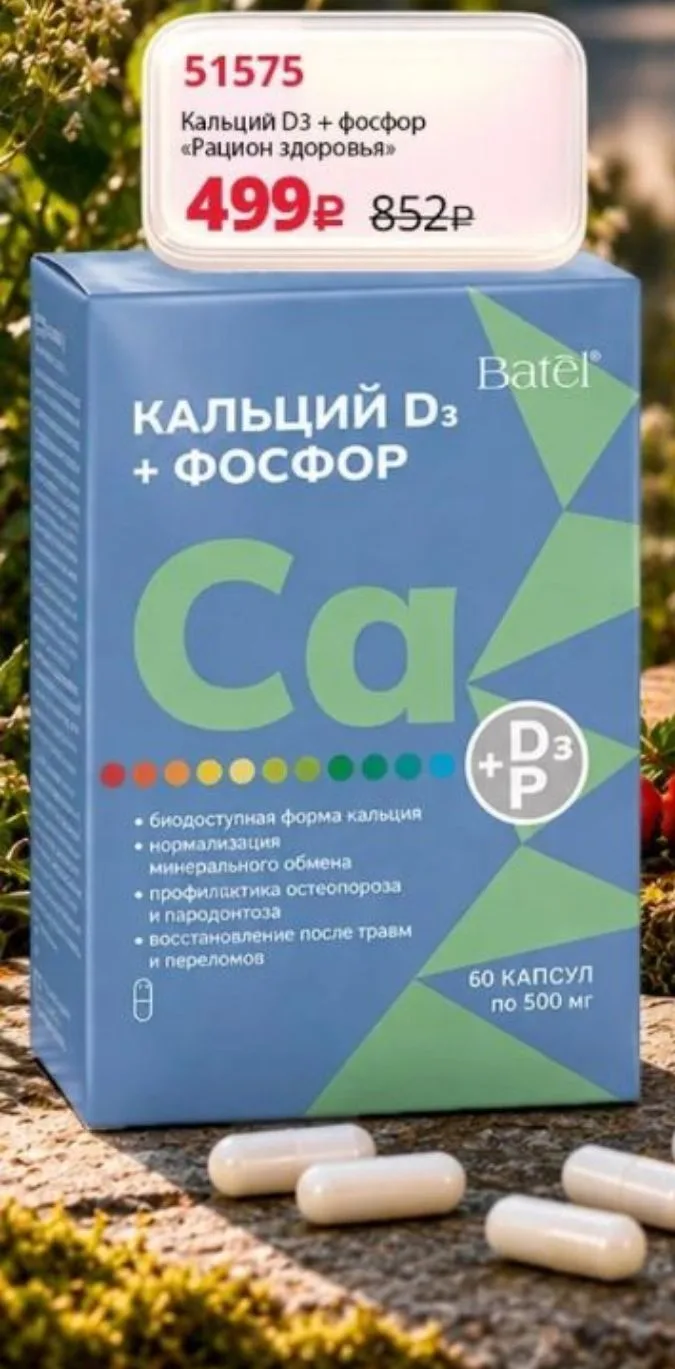 Кальций кстати тоже на акции