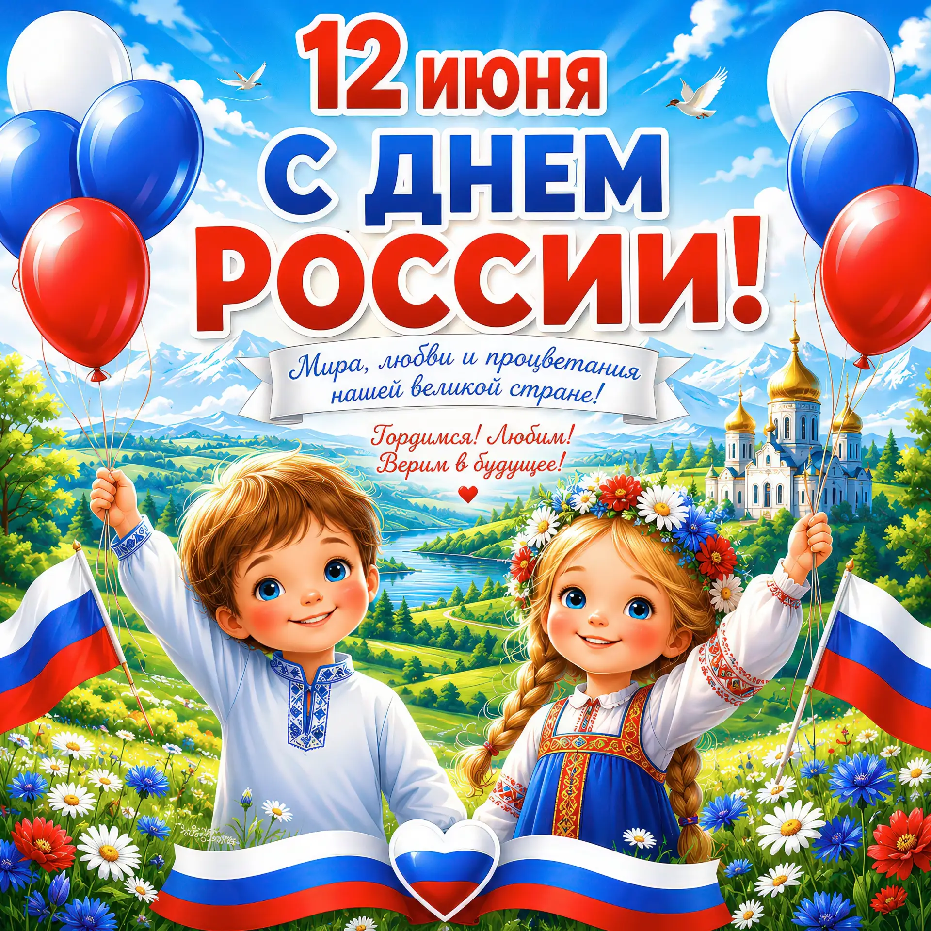 🎉 С Днём России, наши маленькие патриоты и их родители! 🎉

Сегодня особенный день — День России! �