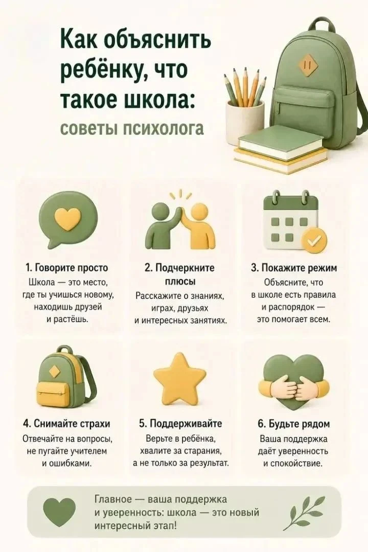 Скоро в школу!  Как помочь ребенку встретить учебный год без стресса?