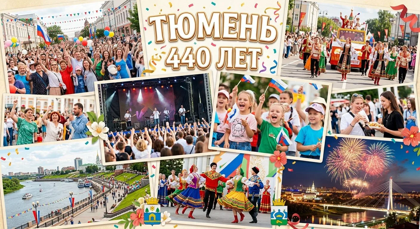 🎉 Уважаемые собственники!

От всей души поздравляем вас с 440-летием города Тюмени! ❤️
Тюмень — это