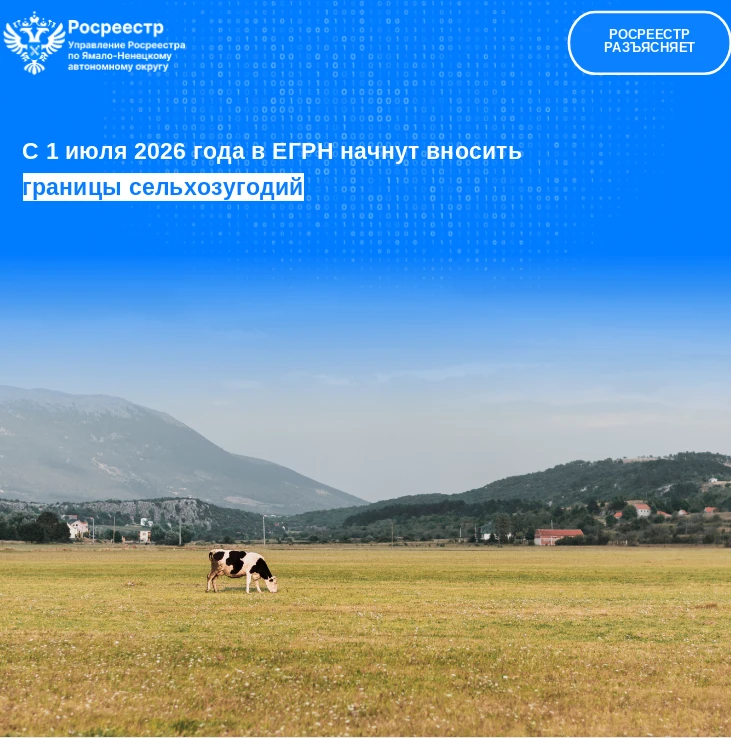 С 1 июля 2026 года в Единый государственный реестр недвижимости (ЕГРН) начнут вносить сведения о гра