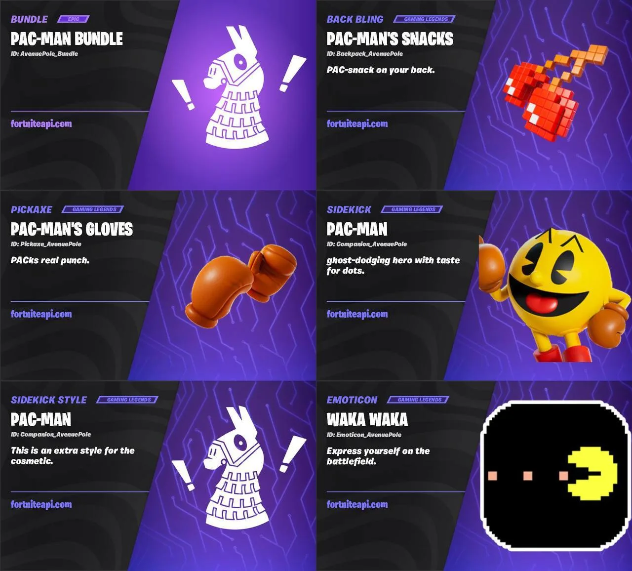 Датамайнеры расшифровали набор из коллаборации Fortnite X PAC-MAN!