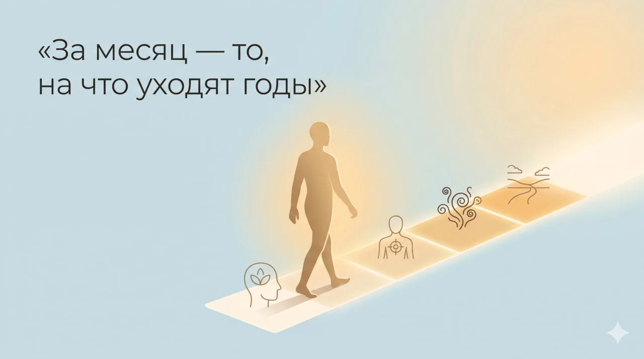 Что получает новичок за 4 недели на моём курсе

Если ты только пришёл в медитацию, хочешь освободить