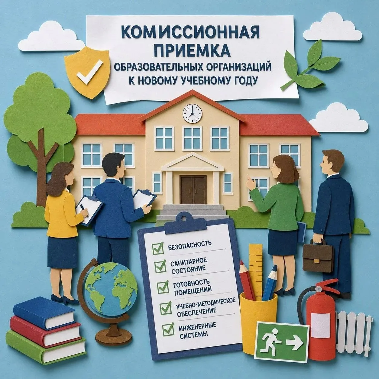 Во Владимире  стартовала приёмка школ и детских садов к новому учебному году!

С 20 июля в областном