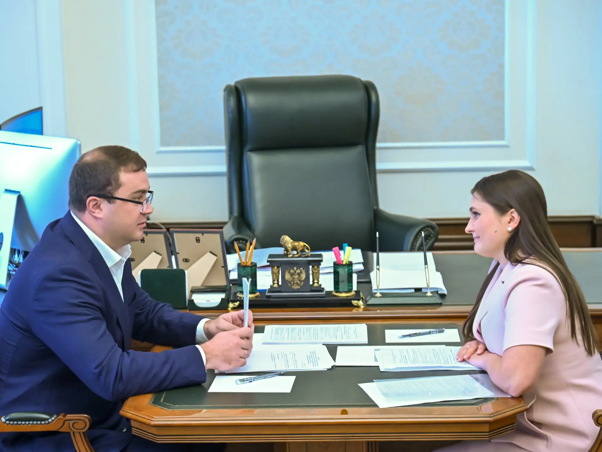 🤝 Сегодня генеральный директор ФЦК Светлана Горчакова обсудила с губернатором Омской области Витали