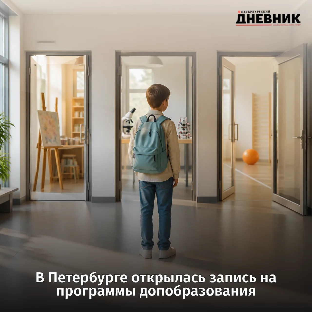 🎨 Юных петербуржцев приглашают на бесплатные кружки и секции