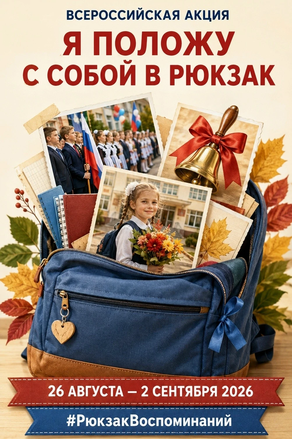 ВСЕРОССИЙСКАЯ АКЦИЯ «Я ПОЛОЖУ С СОБОЙ В РЮКЗАК»