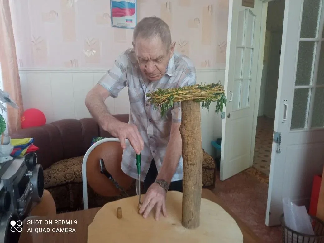 В социально-реабилитационном отделении ст. Мигулинской прошёл творческий мастер-класс, ...