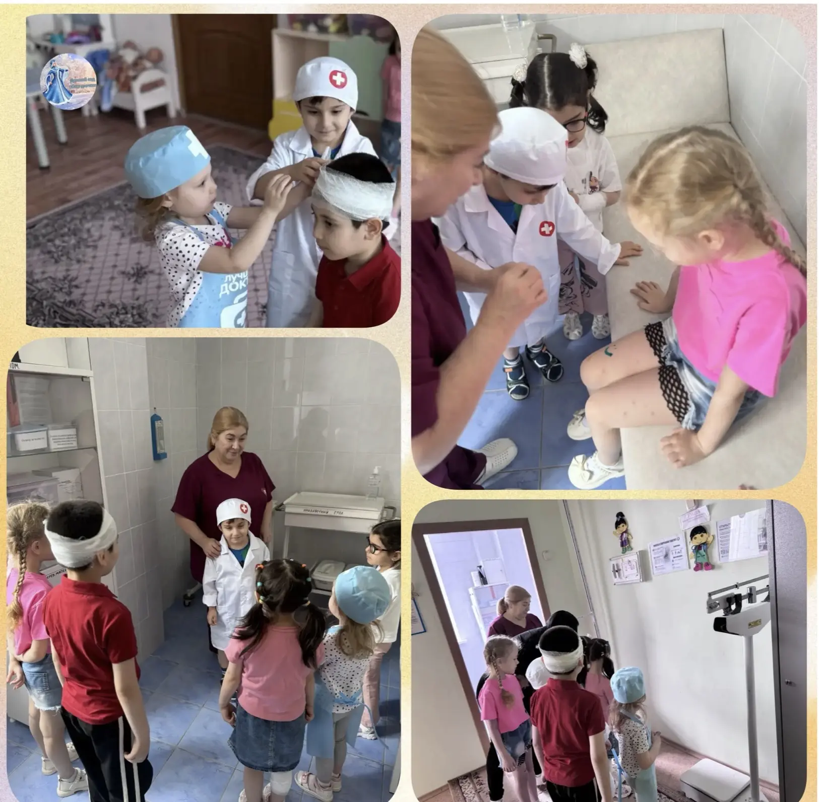 🏥 Будни маленьких докторов в группе «Клубничка»!