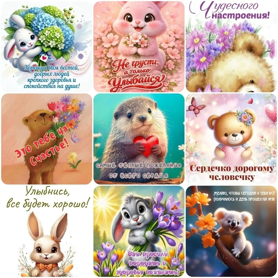 Не грусти, всё будет хорошо! Улыбнись!
Мы приготовили открытки для Вас в наших группах.
MAX
Открытки