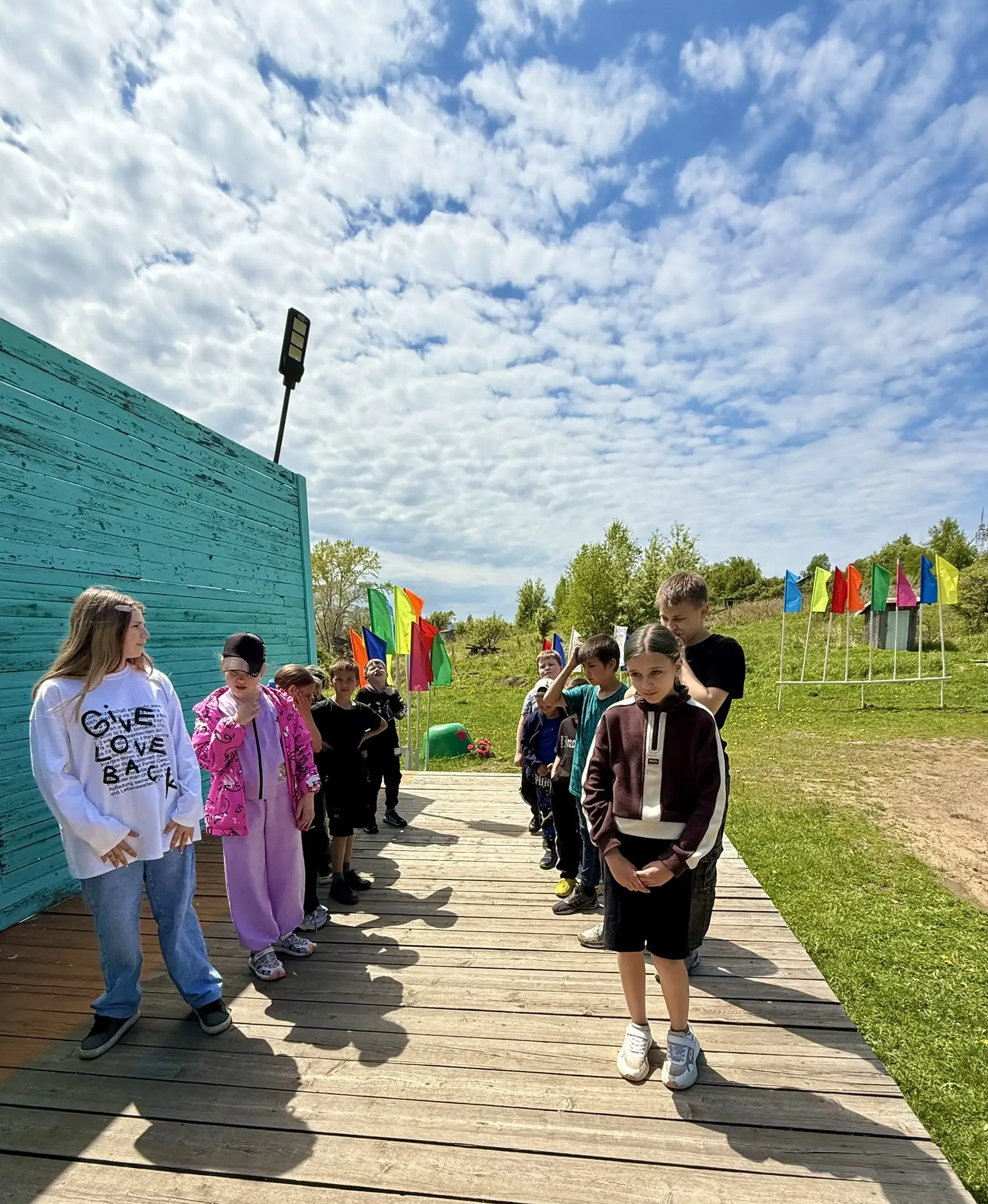 В рамках года спорта в Хабаровском крае в сельском Доме культуры с. Санники для детей п...