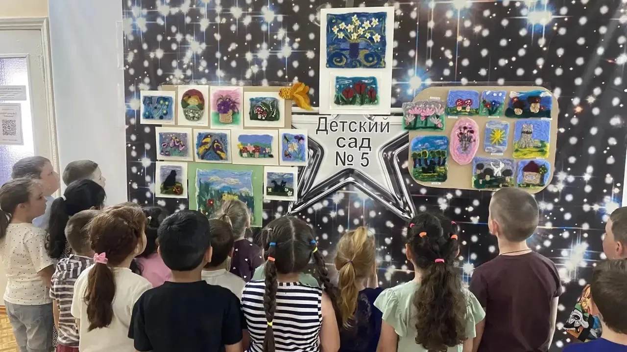 "Природа 🌱🌱🌱. Войлочные картинки". Выставка детских работ проходит с 17 июня в ДС "Алёнушка", уче