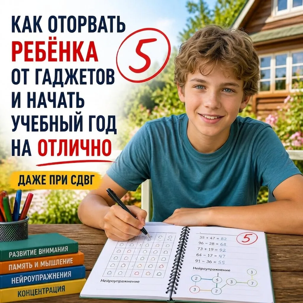 ТОП-нейроупражнений для отличной учебы даже с СДВГ