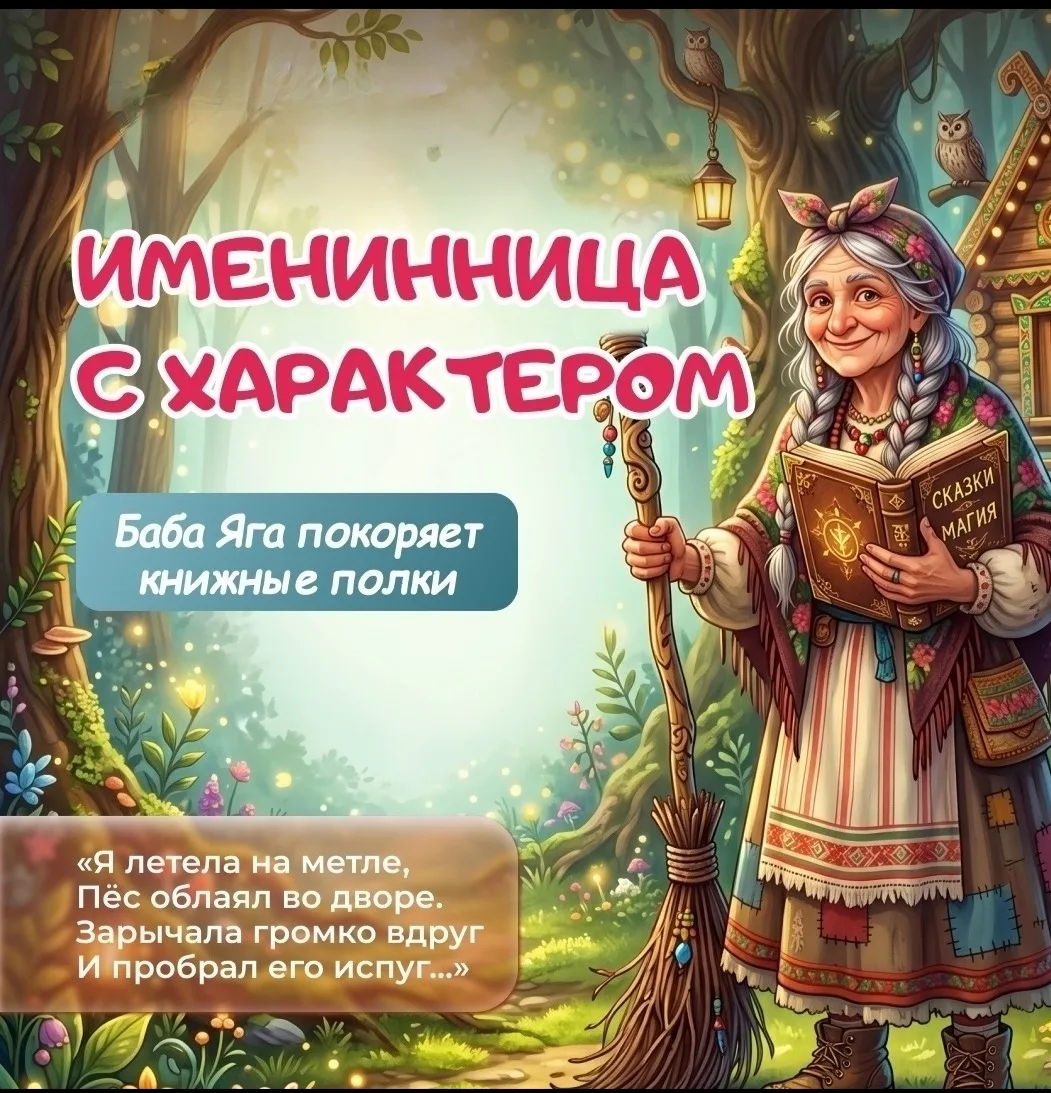 С Днём рождения, Баба Яга! Самая стильная ведьма на Руси!