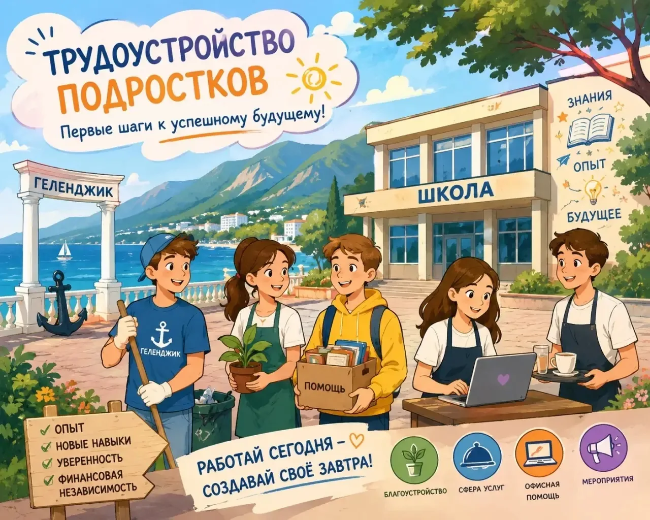 Каникулы для наших южных подростков - время, когда можно заработать. И большинство ребя...