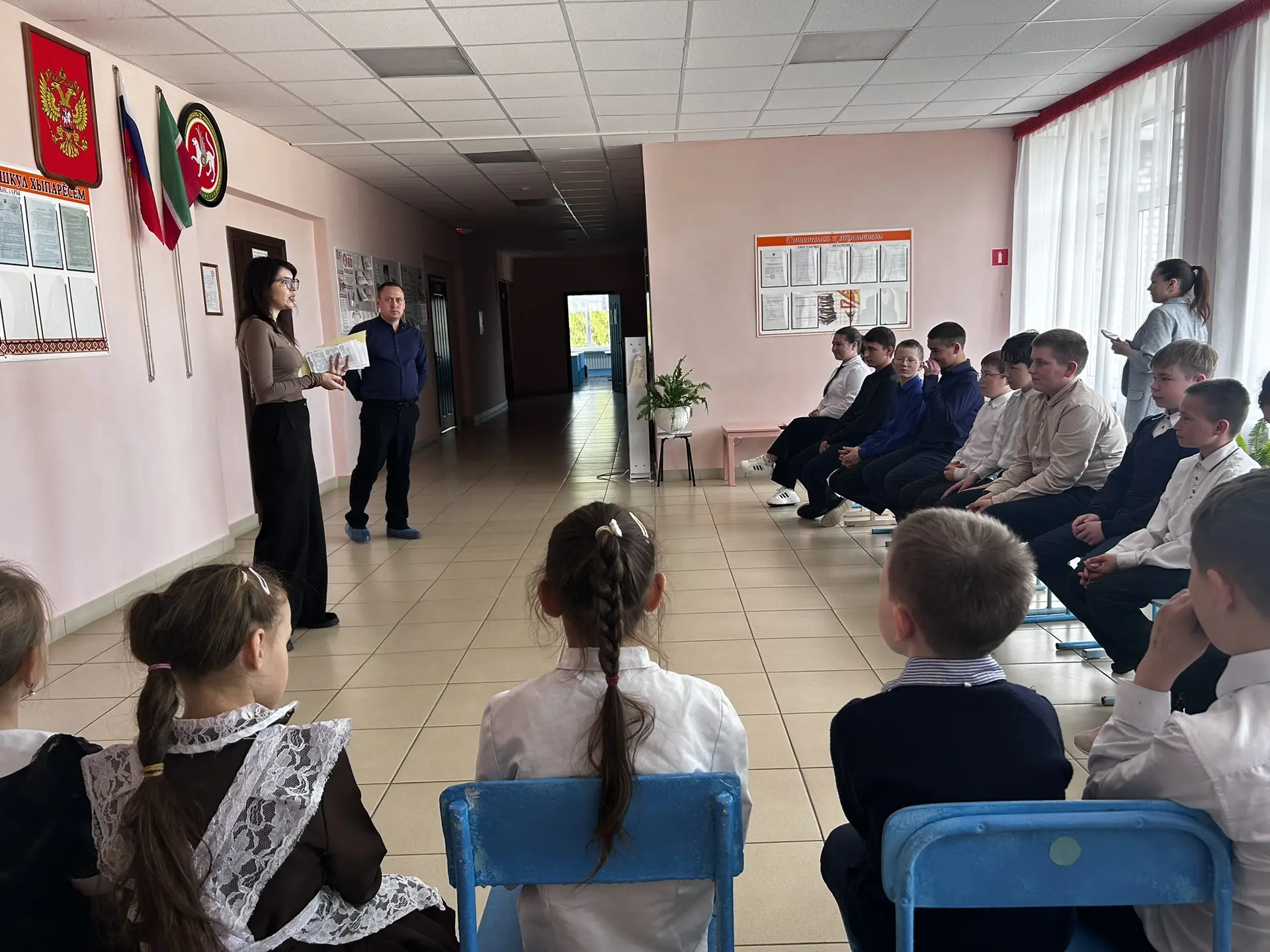 Сегодня состоялось важное профилактическое занятие для несовершеннолетних на тему «Проф...