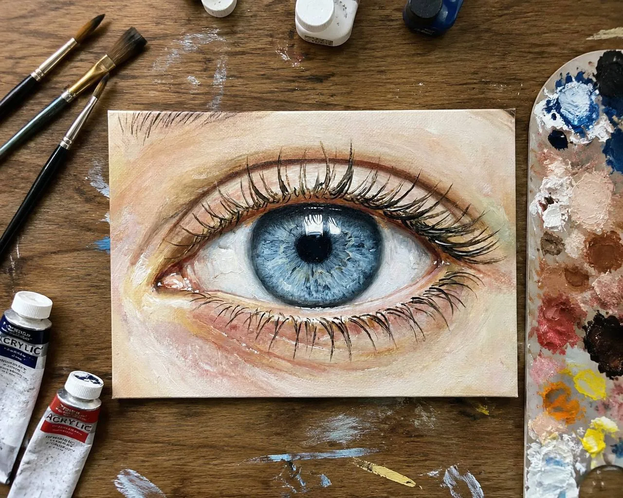 На финальном уроке рисуем магнетический взгляд 🎨